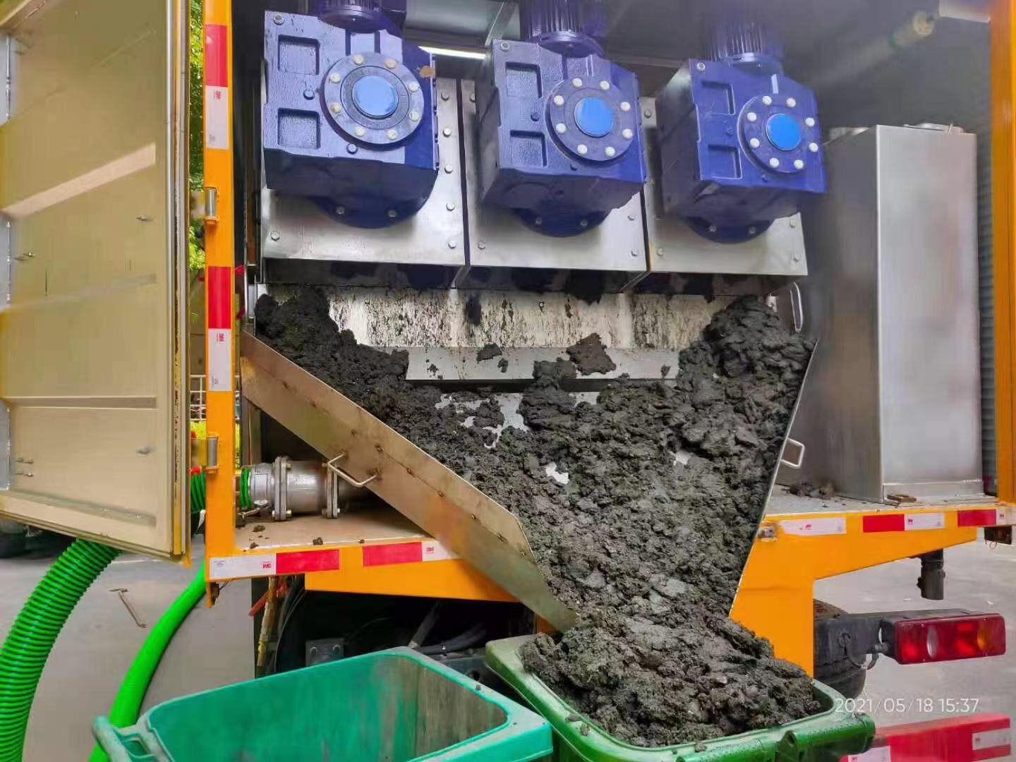 进贤化粪池清掏城市维护站-泥浆净化干湿分离处理